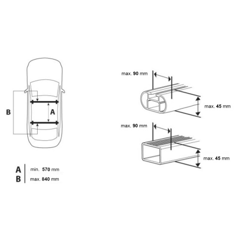 Box Boks Bagażnik Dachowy G3 Spark 420 Rapid