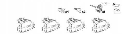 Thule Evo Flush Rail 710600 Thule Evo Flush Rail 710600
