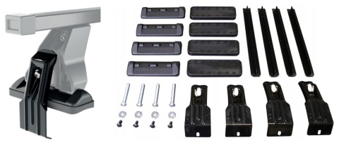 Alfa Romeo 147 2000-2010 MENABO-KIT01G Zestaw dopasowujący bagażnika